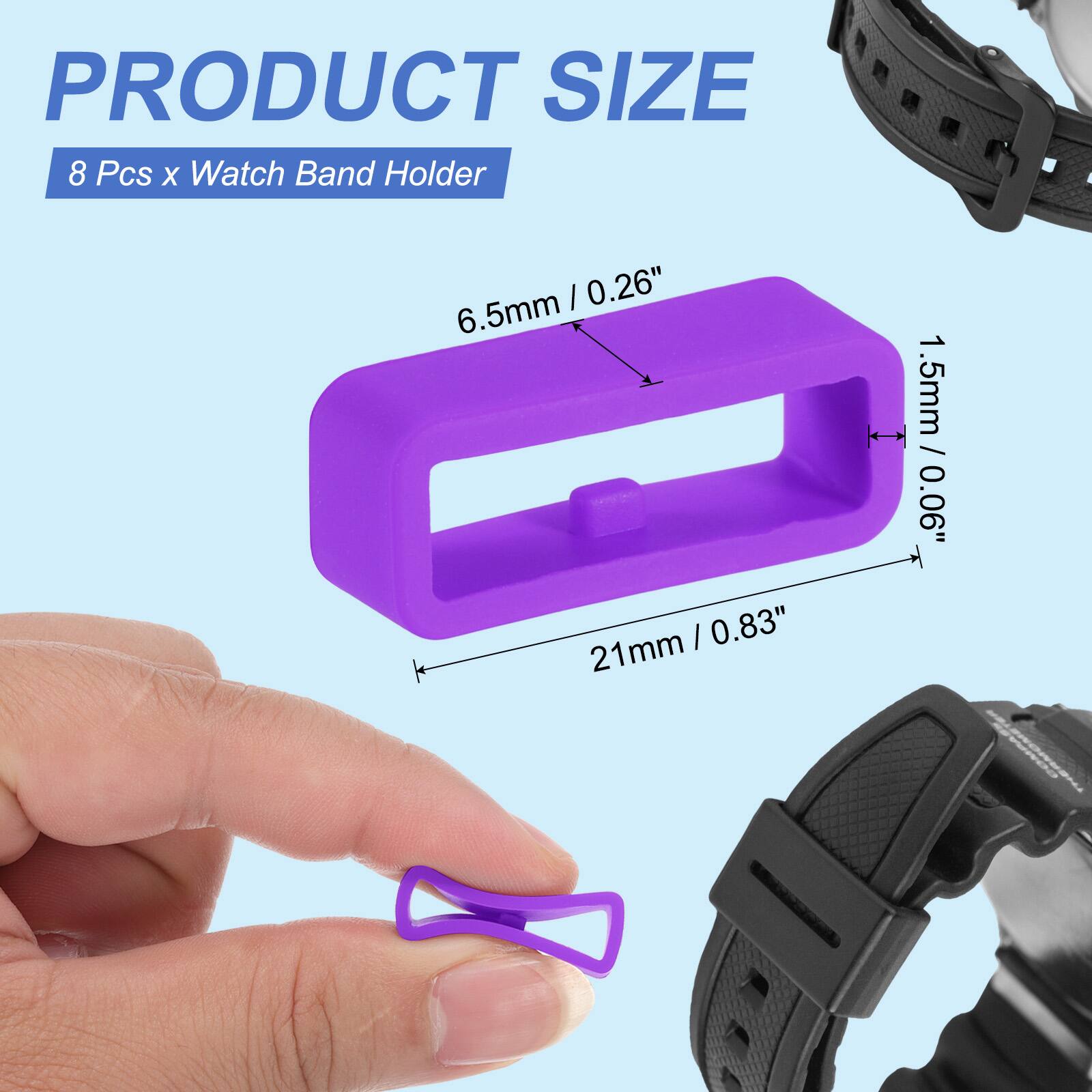 PRODUCT SIZE  
8 Pcs x Watch Band Holder  
6.5mm / 0.26"  
1.5mm / 0.06"  
21mm / 0.83"