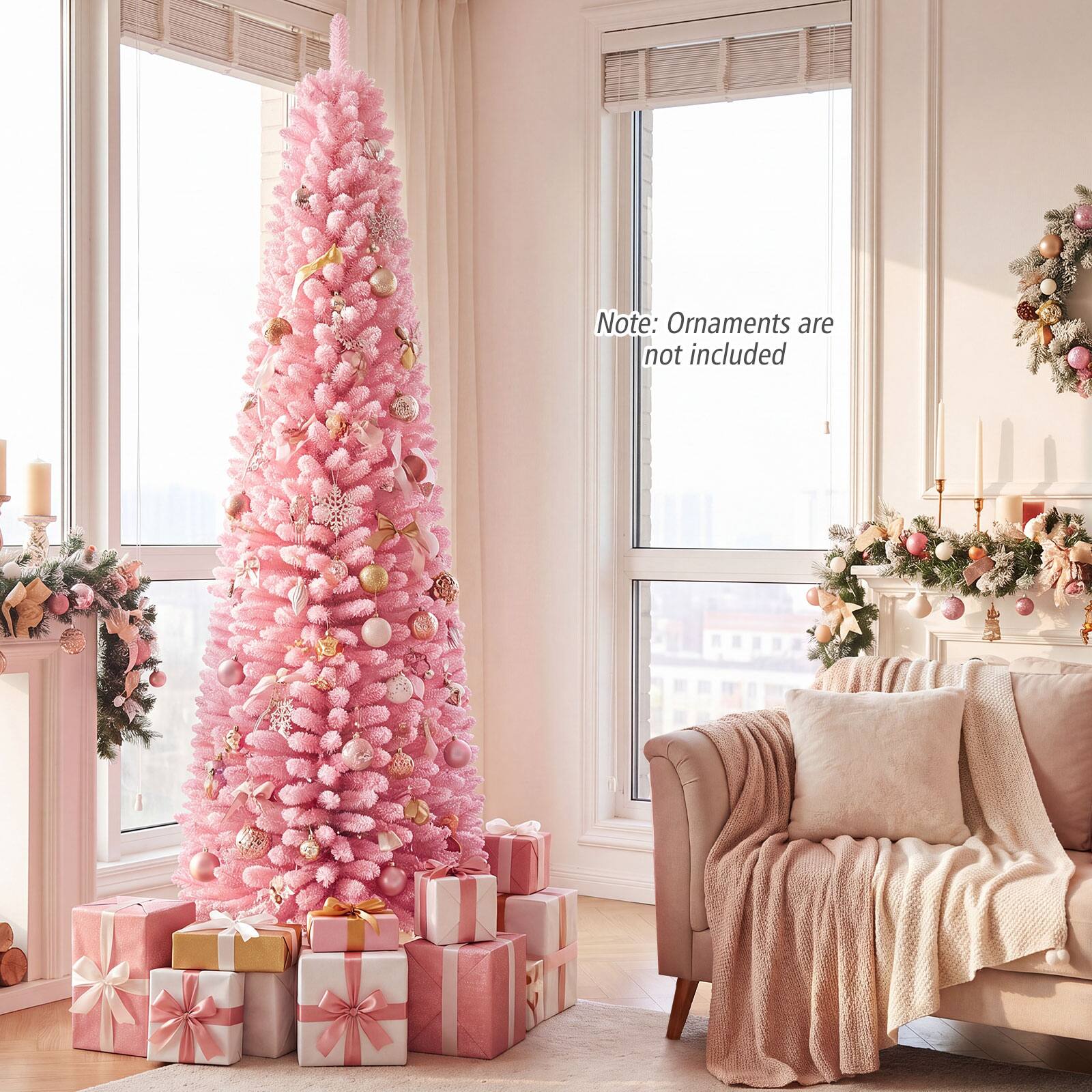 Note: Ornaments are not included