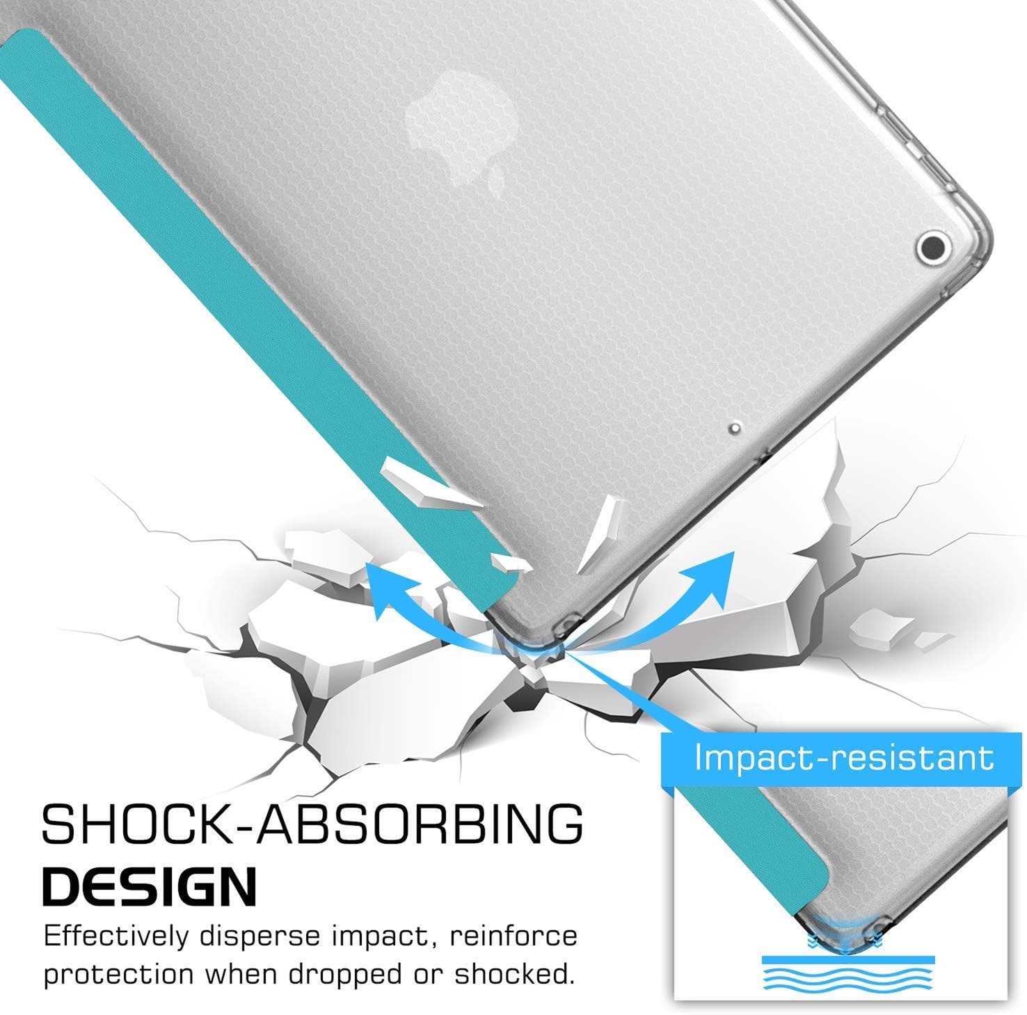 Impact-resistant SHOCK-ABSORBING DESIGN  
Effectively disperse impact, reinforce protection when dropped or shocked.