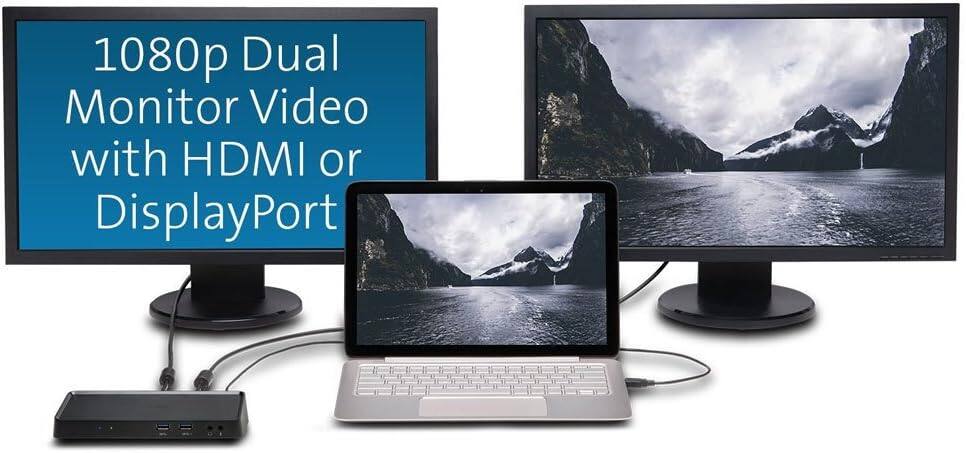 1080p Dual Monitor Video with HDMI or DisplayPort