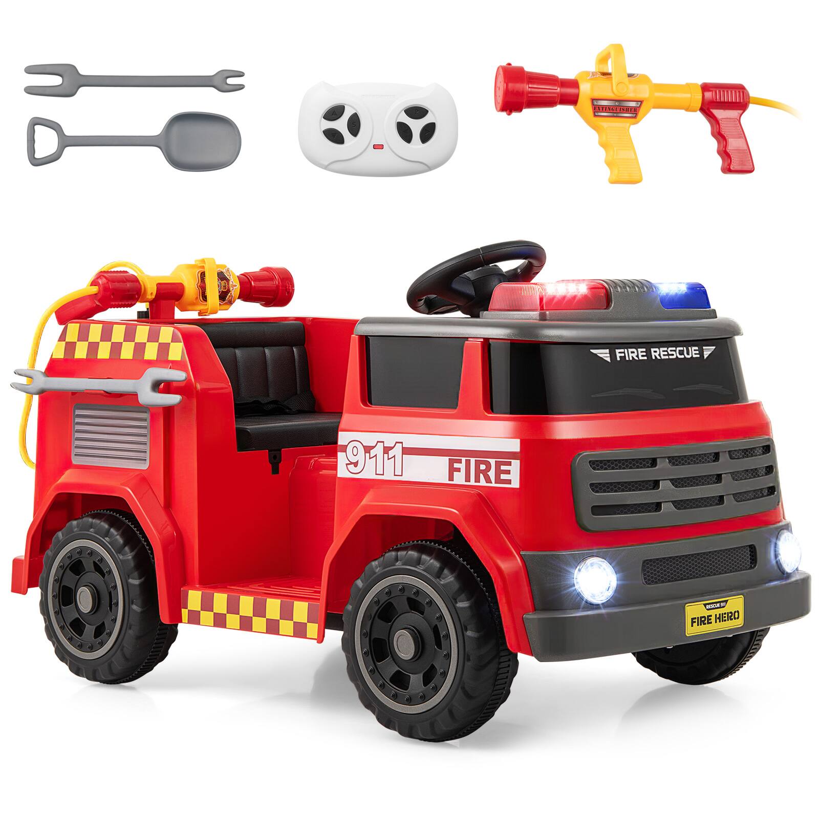 FIRE RESCUE  
911  
FIRE HERO