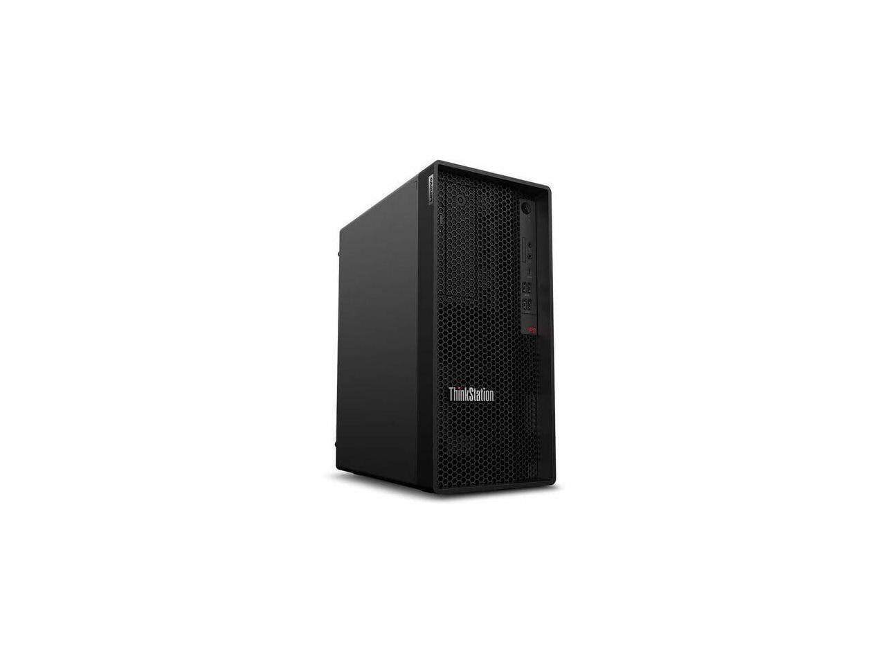 Alt View 7. Lenovo - Lenovo ThinkStation P2 Gen 2 30JQ005FUS Workstation - 1 x Intel Core Ultra 7 265 - 32 GB - 1 TB SSD - Tower - Intel W880 - Black.