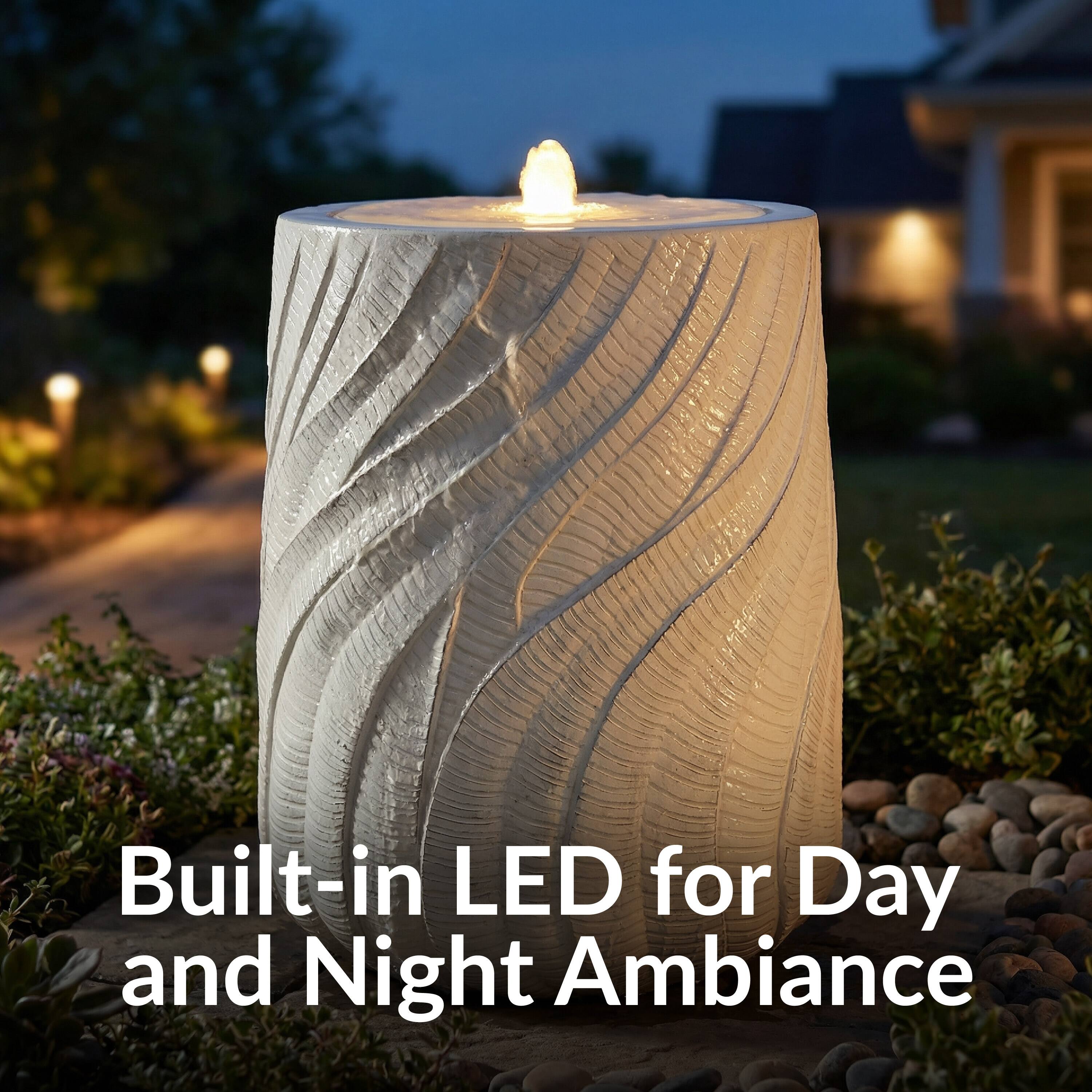 Built-in LED for Day and Night Ambiance