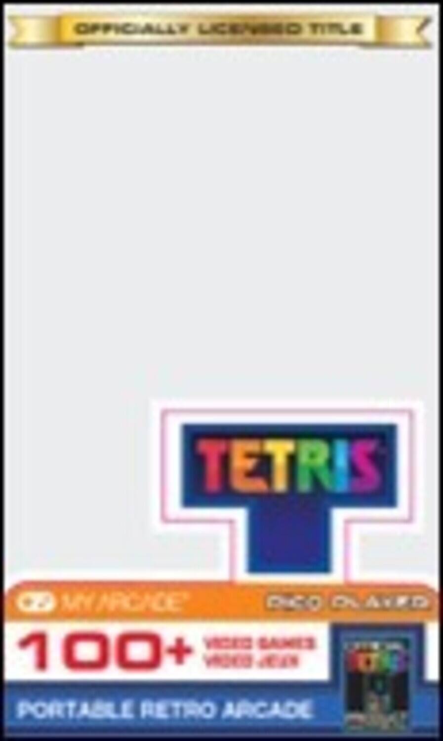OFFICIALLY LICENSED TITLE

TETRIS

MY ARCADE
100+ VIDEO GAMES
PORTABLE RETRO ARCADE