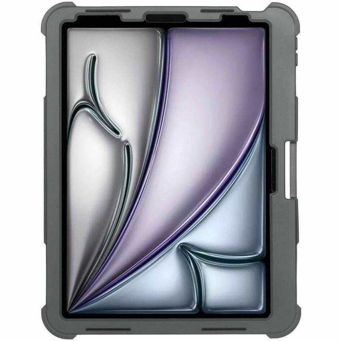 Alt View 4. Targus - SafePort® Rugged Max Case for iPad Air® 11-inch (M3)/(M2), iPad Air® 10.9-inch (5th and 4th gen.) and iPad - Gray/Clear.