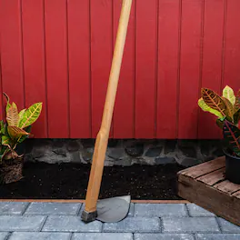 Kings County Tools - Hoe Garden Tool 41” Heart-Shaped Steel Garden Hoe with European Ash Wood Handle Heavy Duty Multipurpose Gardening Tools