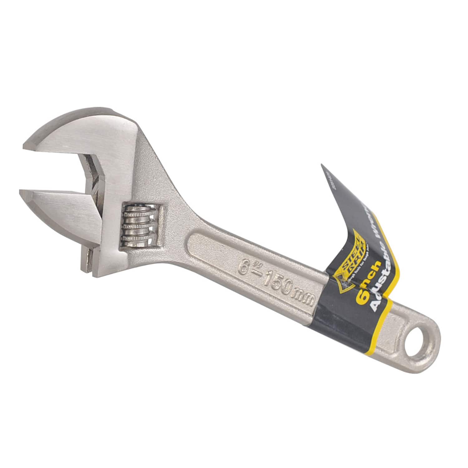 Steel Grip - Adjustable Wrench 6 in. L 1 pc