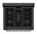 Alt View 3. Maytag - 30 in. Wide 5 burners 5.0 cu. ft. Freestanding Gas Range With No Preheat Air Fry and Air Baking - Black.