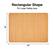 Rectangular Shape
For Large Rolling Area
36" x 48"