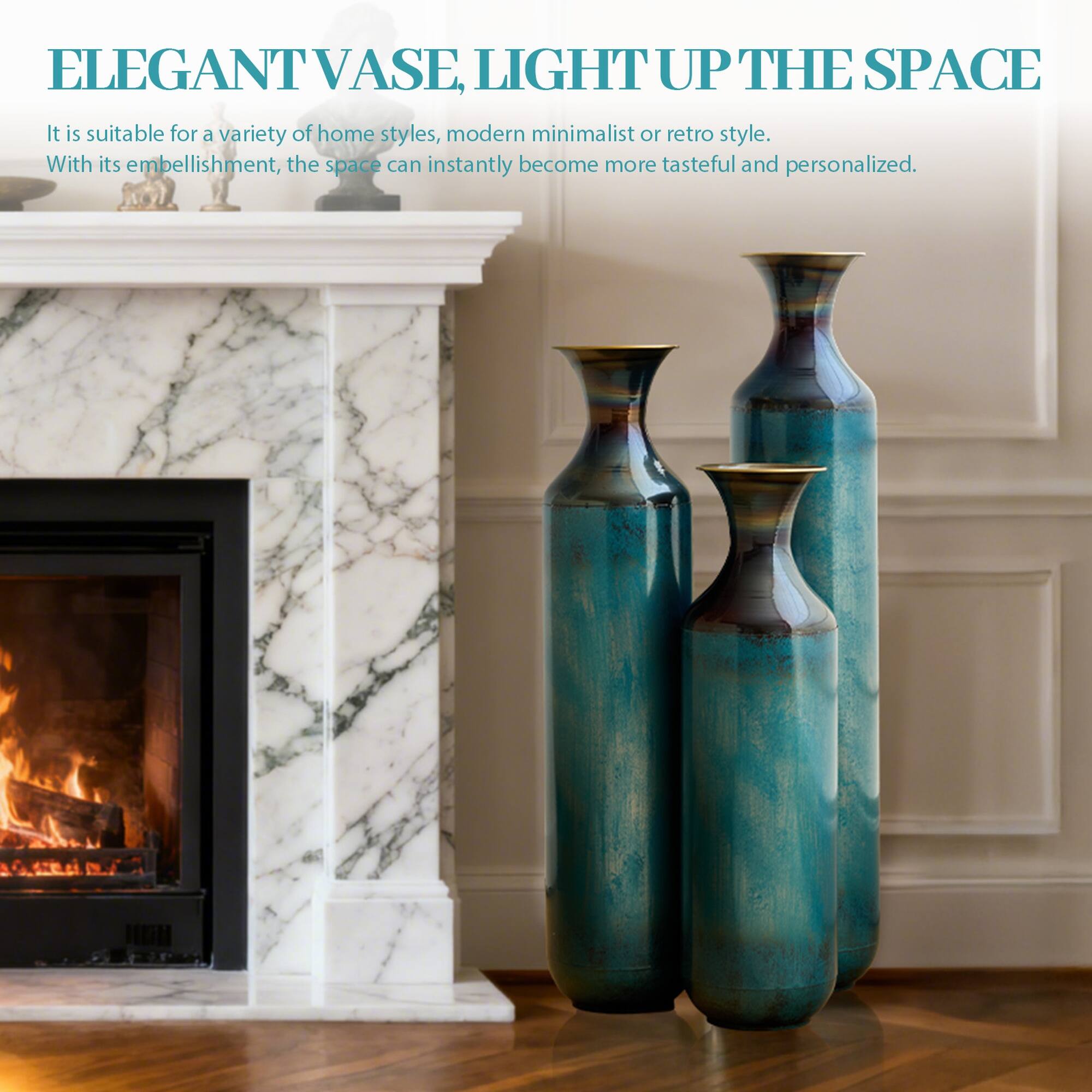 ELEGANT VASE, LIGHT UP THE SPACE

It is suitable for a variety of home styles, modern minimalist or retro style. With its embellishment, the space can instantly become more tasteful and personalized.