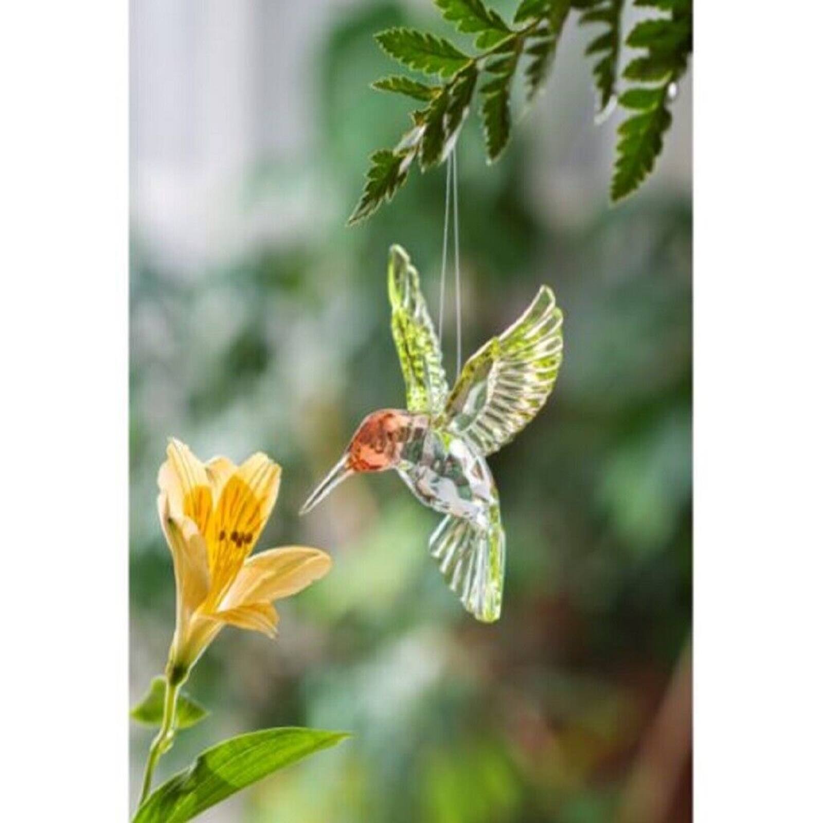 Back. Ganz - Red Throated Hummingbird Christmas Tree Ornament 4.5 Inch Multicolor - Multicolor.