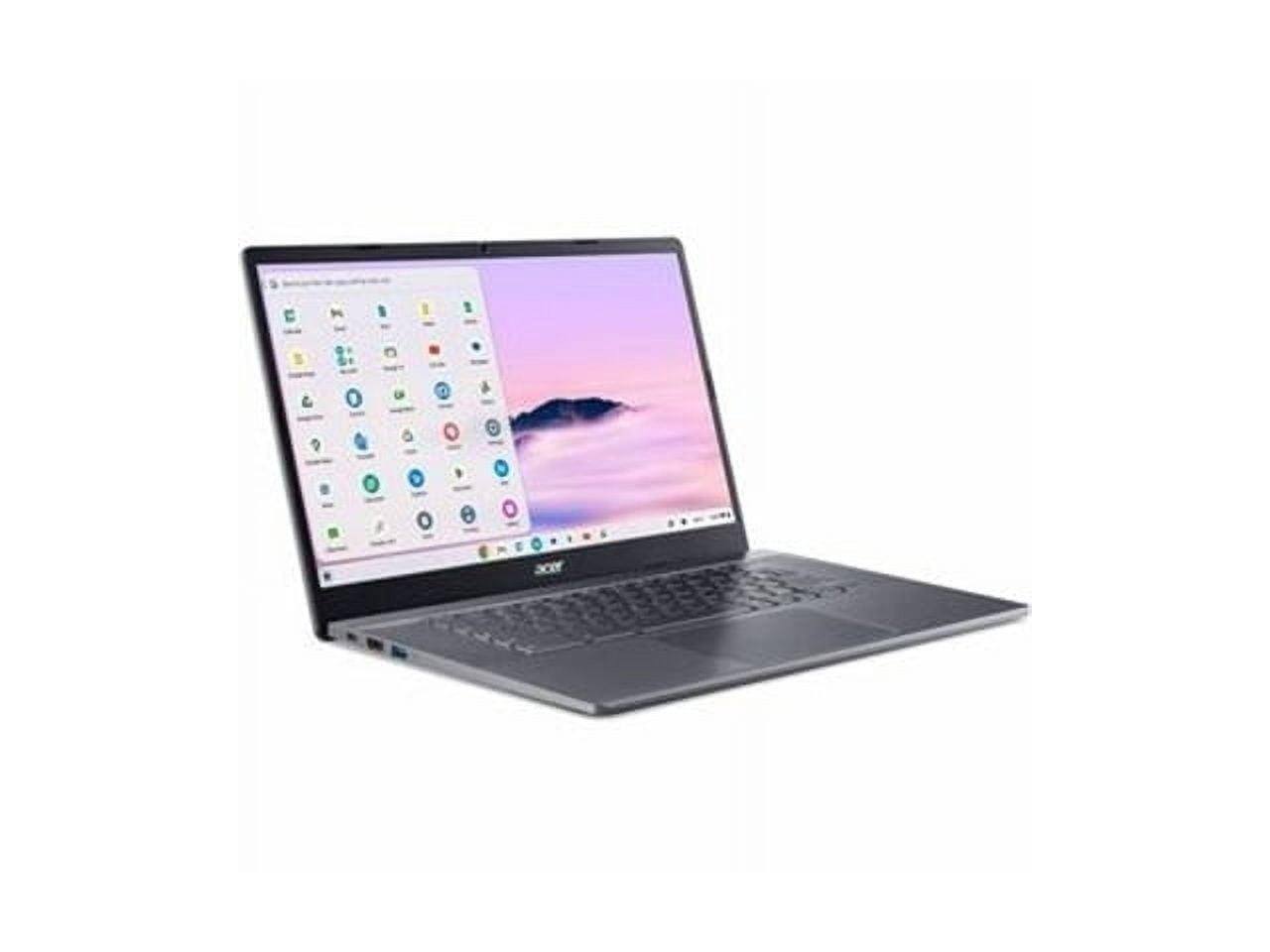 Alt View 2. Acer - Acer Chromebook Spin 314 - Intel Core i3 i3-N305 - 8 GB - 256 GB SSD - Touchscreen - Meteor Silver.