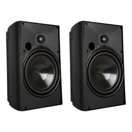 Proficient Audio - Aw525blk Aw525 125-watt 5-1/4-in. Indoor/outdoor Speaker Set - Black