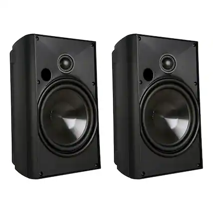 Front. Proficient Audio - Proficient Audio Aw525blk Aw525 125-watt 5-1/4-in. Indoor/outdoor Speaker Set (black) - black.