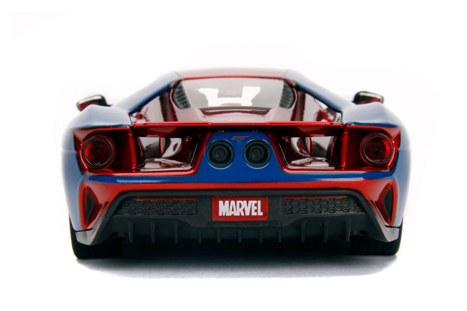 Alt View 3. Marvel - Marvel Spider-Man 2017 Ford GT 1:24 Die Cast Vehicle - Red.