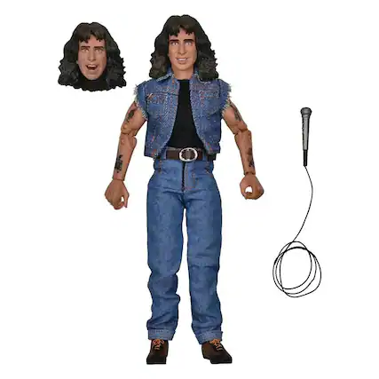 Front. NECA - AC/DC Bon Scott Highway to Hell 8 Inch Clothed Action Figure.