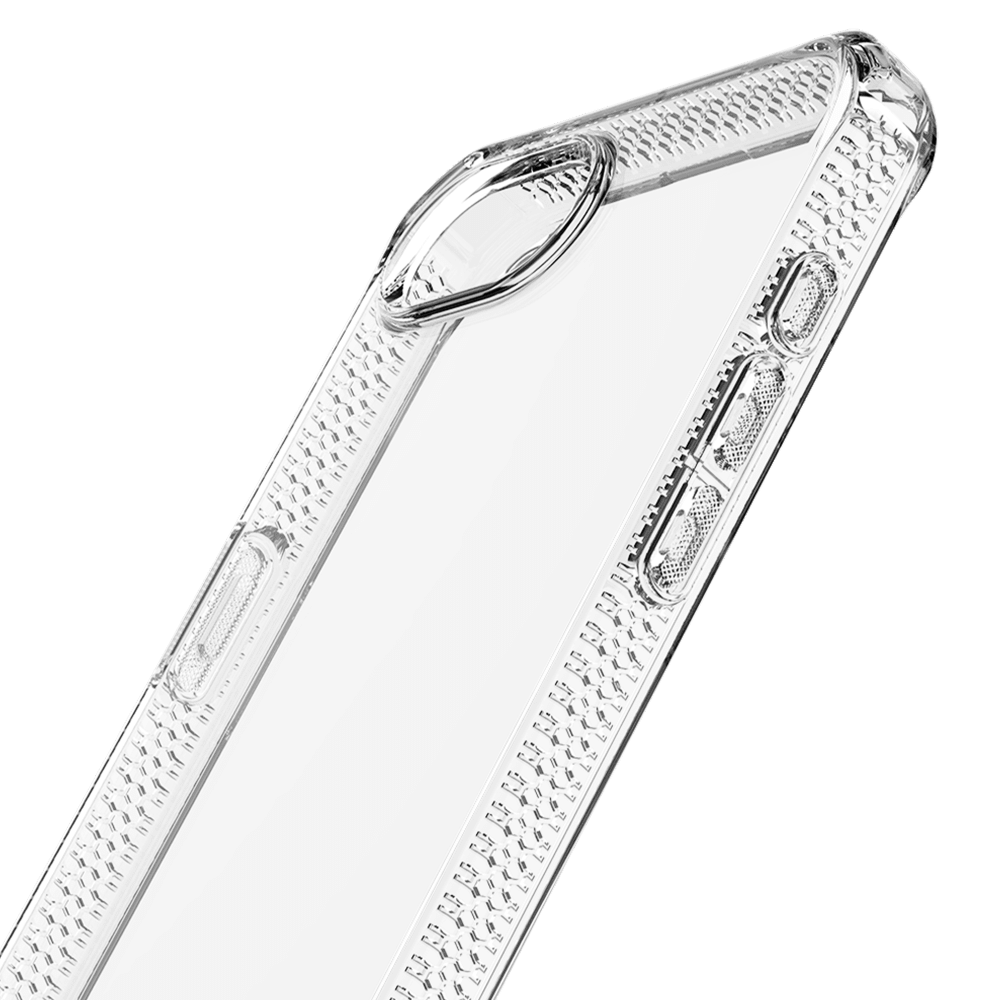 Alt View 5. Itskins - Spectrum_R Clear Case for Apple iPhone 16e / iPhone 15 / iPhone 14 / iPhone 13 - Clear.
