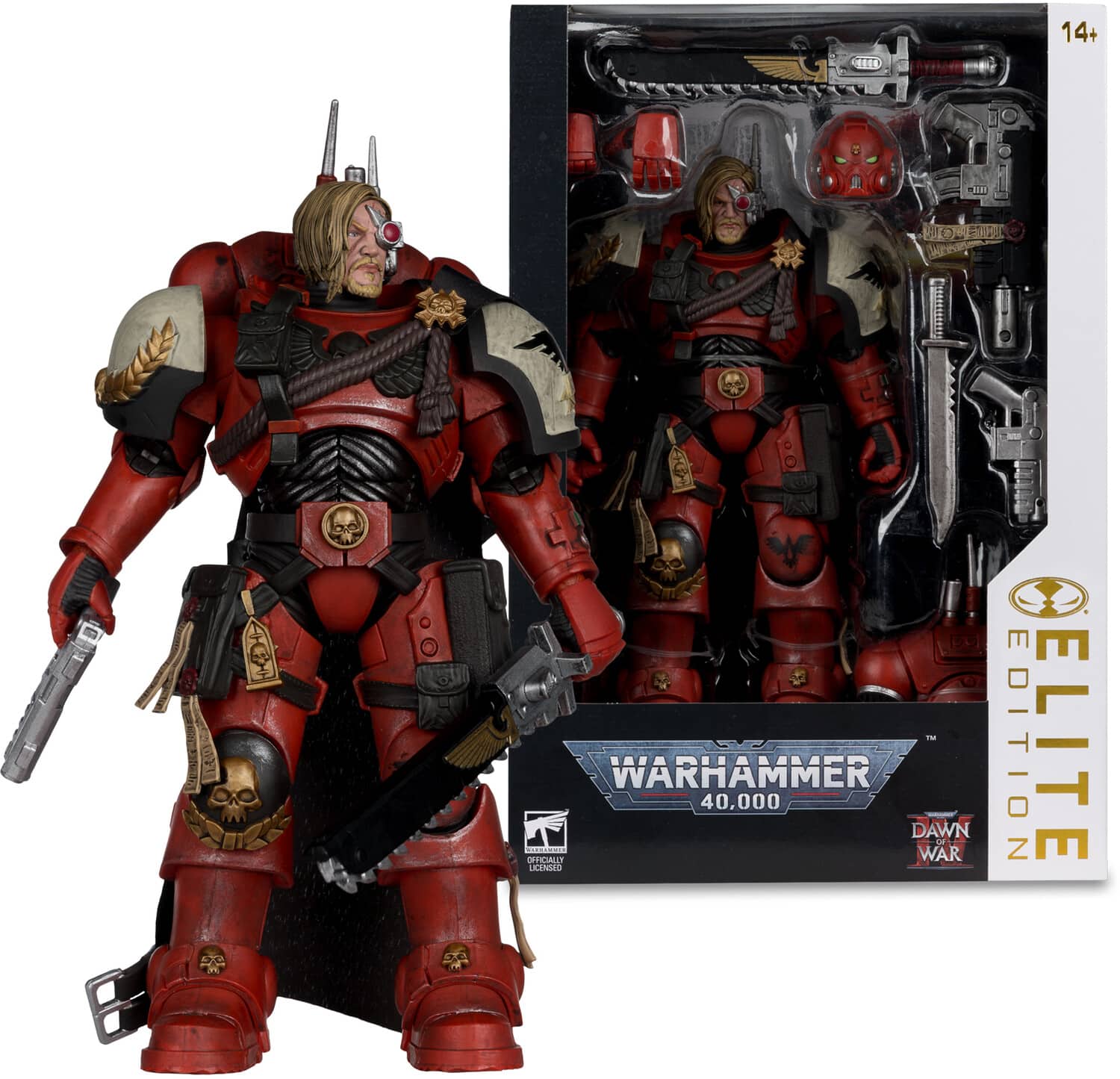 McFarlane Toys - McFarlane - Warhammer 40K: Dawn of War 4 - Elite Edition - 7" Captain Cyrus in Phobos Armor Action - COLLECTIBLES - Multicolor