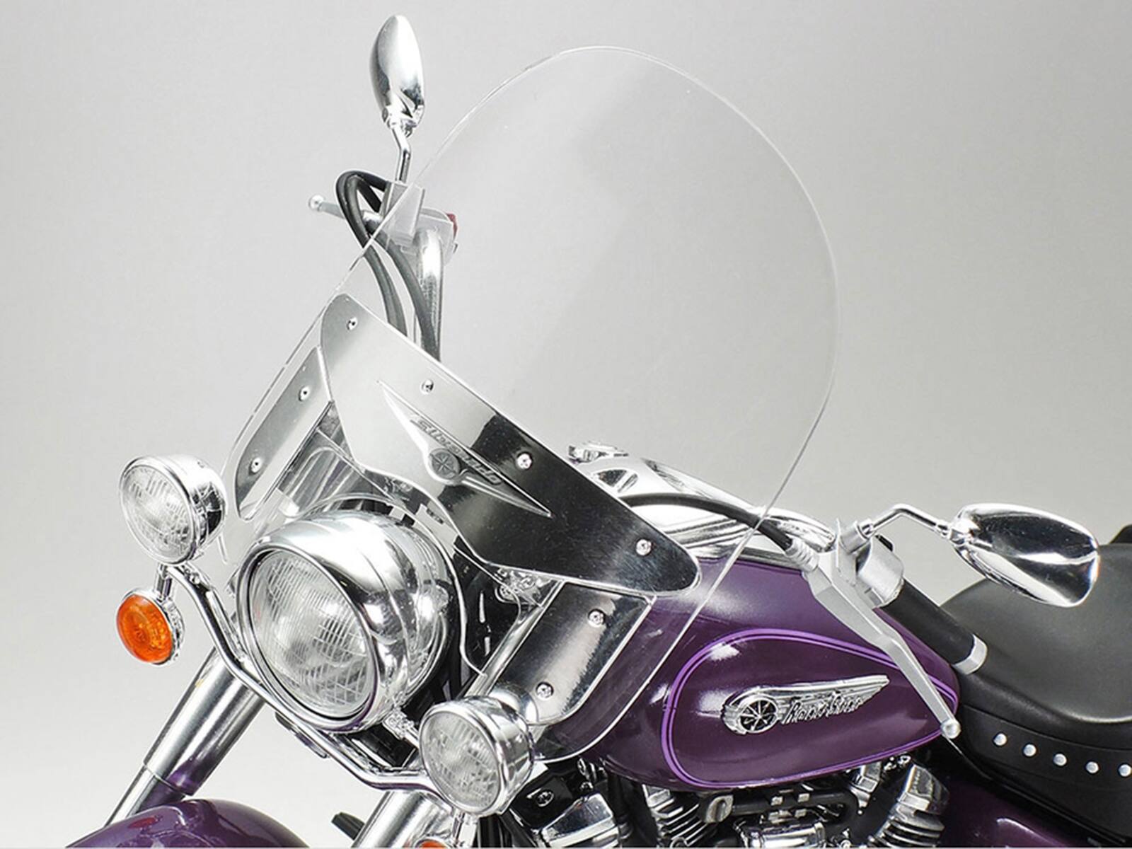 Alt View 5. Tamiya - Model Kit Yamaha XV1600 RoadStar Custom Motorcycle 1/12 Scale Model by Tamiya.