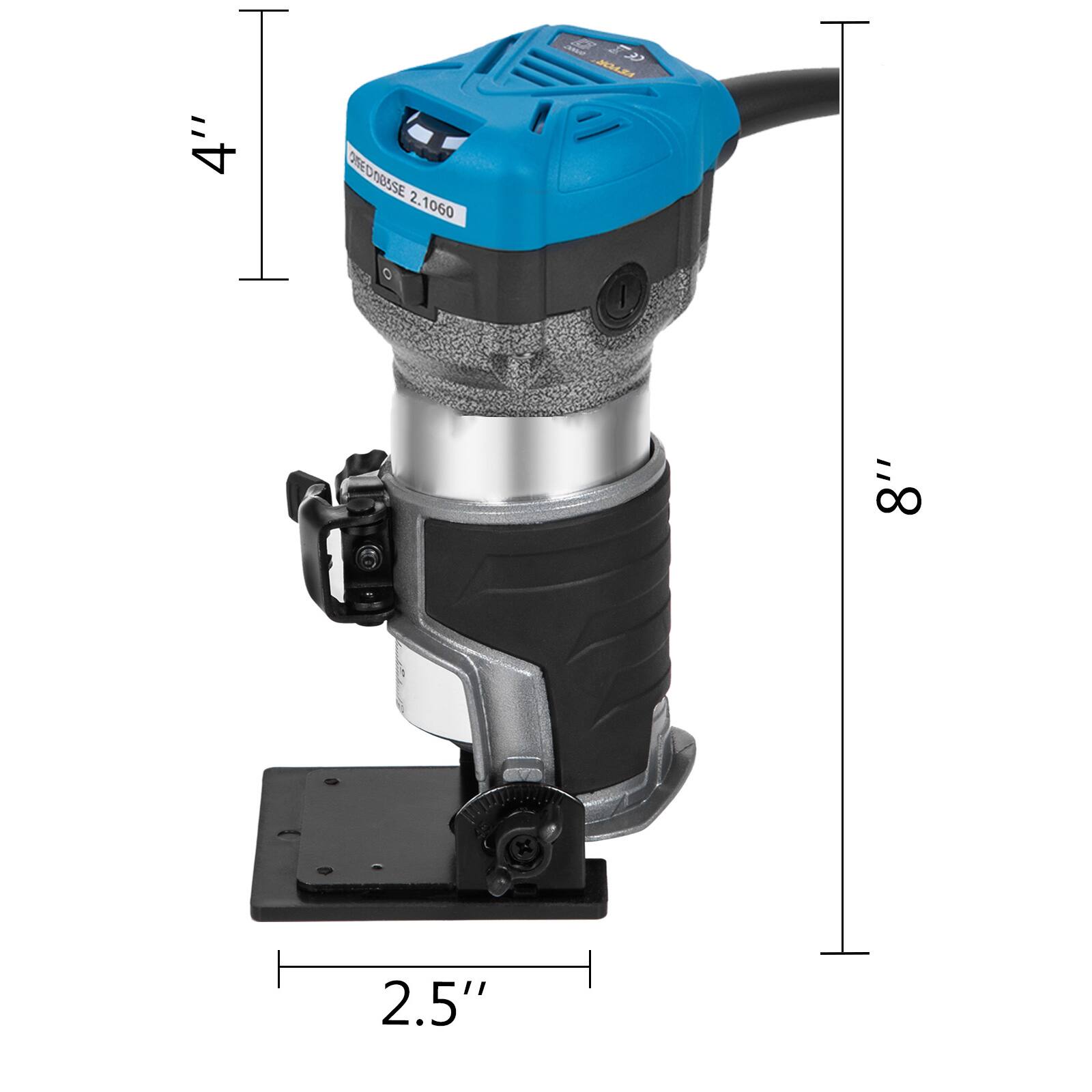 CHEDNOSE 2.1060  
AEACK  
O  
8"  
2.5"