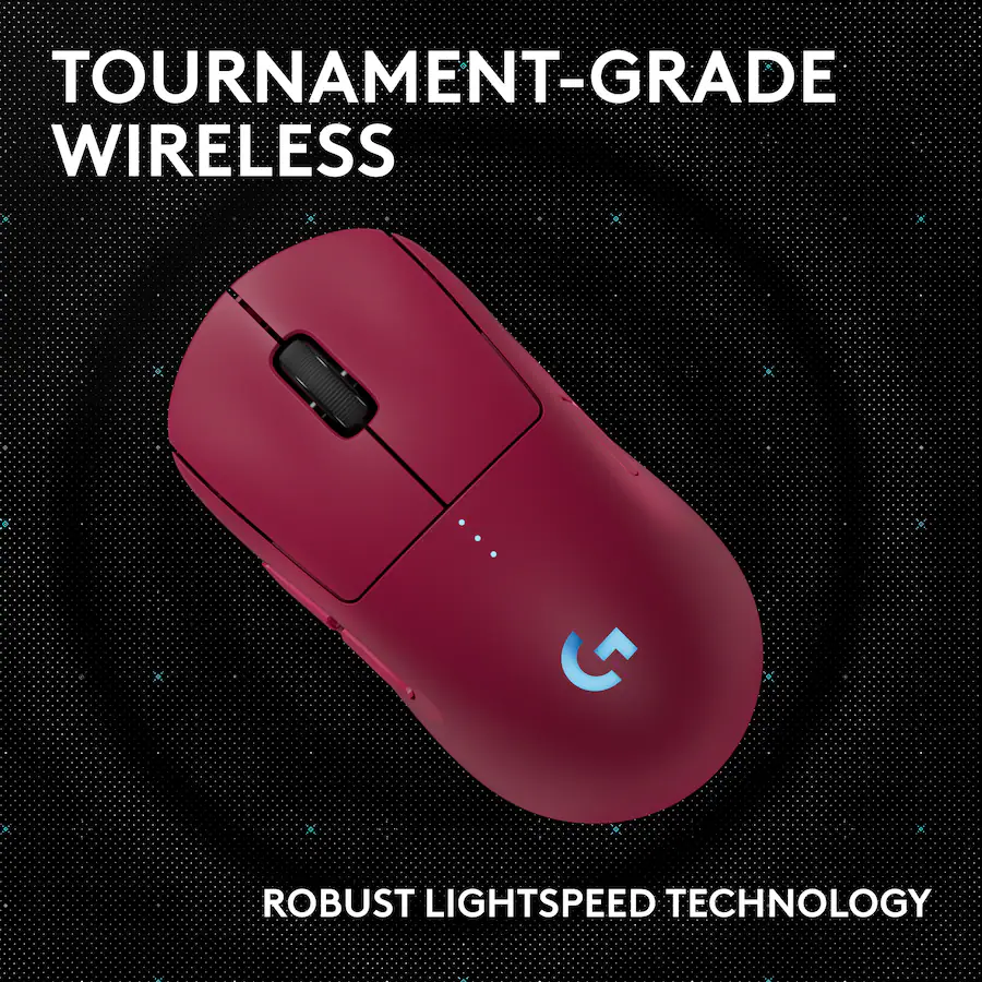 2 Inche Mouse Logitech PRO 2 LIGHTSPEED Lightweight Optical HERO 44K DPI Gaming Mouse ...