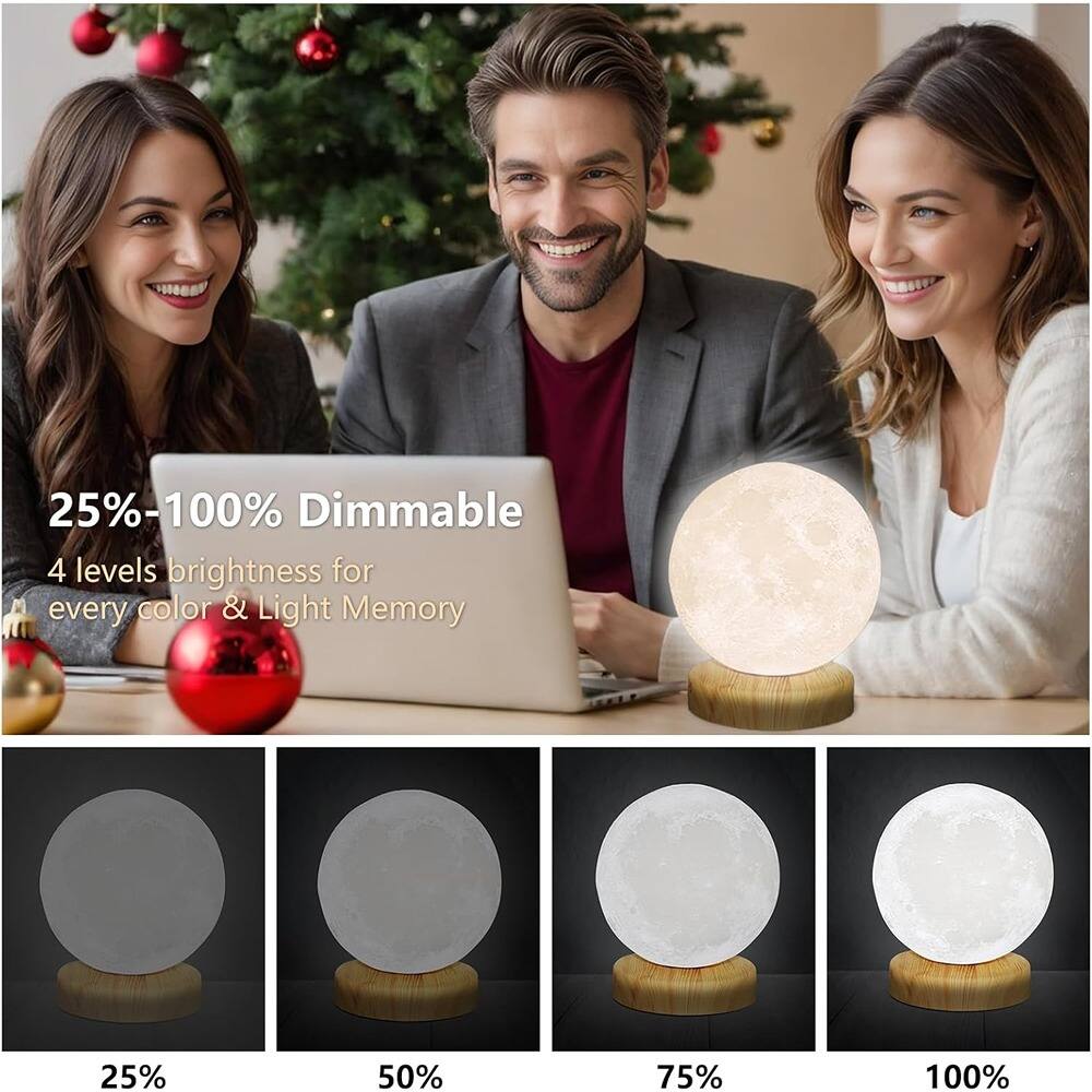 25%-100% Dimmable  
4 levels brightness for every color & Light Memory  

25%  
50%  
75%  
100%