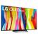 Left. LG - 55" Class C2 Series OLED evo 4K UHD Smart webOS TV - Dark Silver.