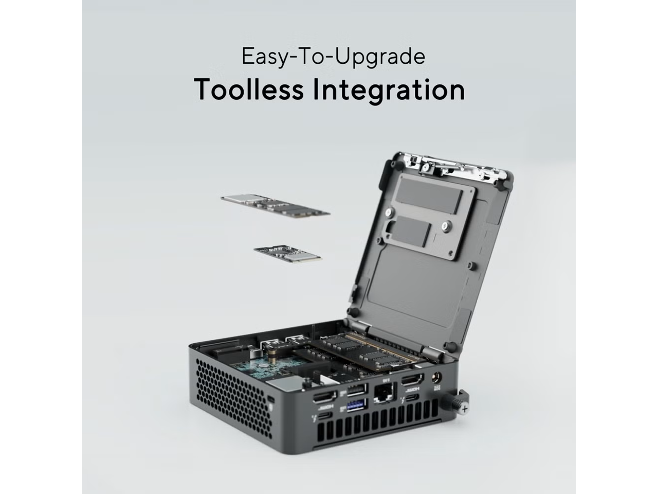 Easy-To-Upgrade Toolless Integration