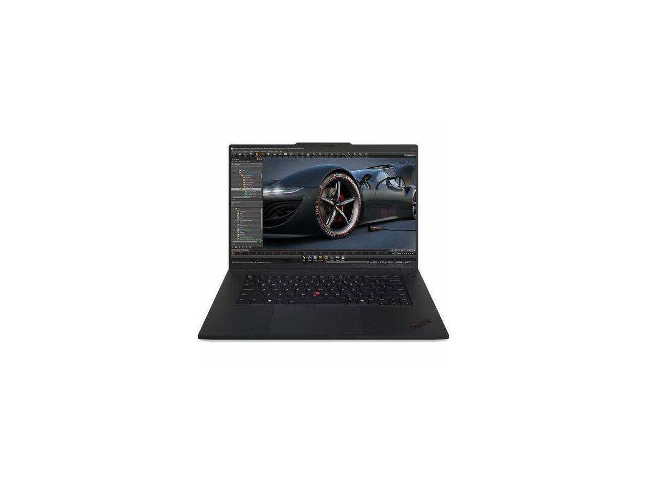Alt View 7. Lenovo - Lenovo ThinkPad P1 Gen 7 16" Intel Core Ultra 7 155H RTX 1000 16GB 512GB SSD Win 11 Pro - Black.