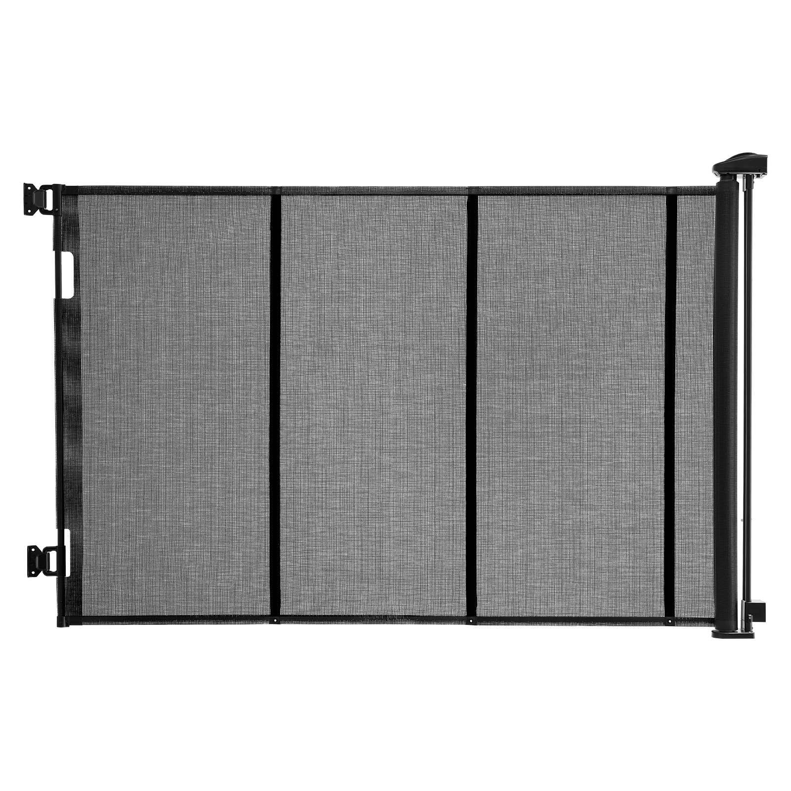 Alt View 5. VEVOR - Retractable Baby Gate, Extends to 202.7 inch Extra Wide, 39 inch Tall, with Reinforced Fiberglass Strips.