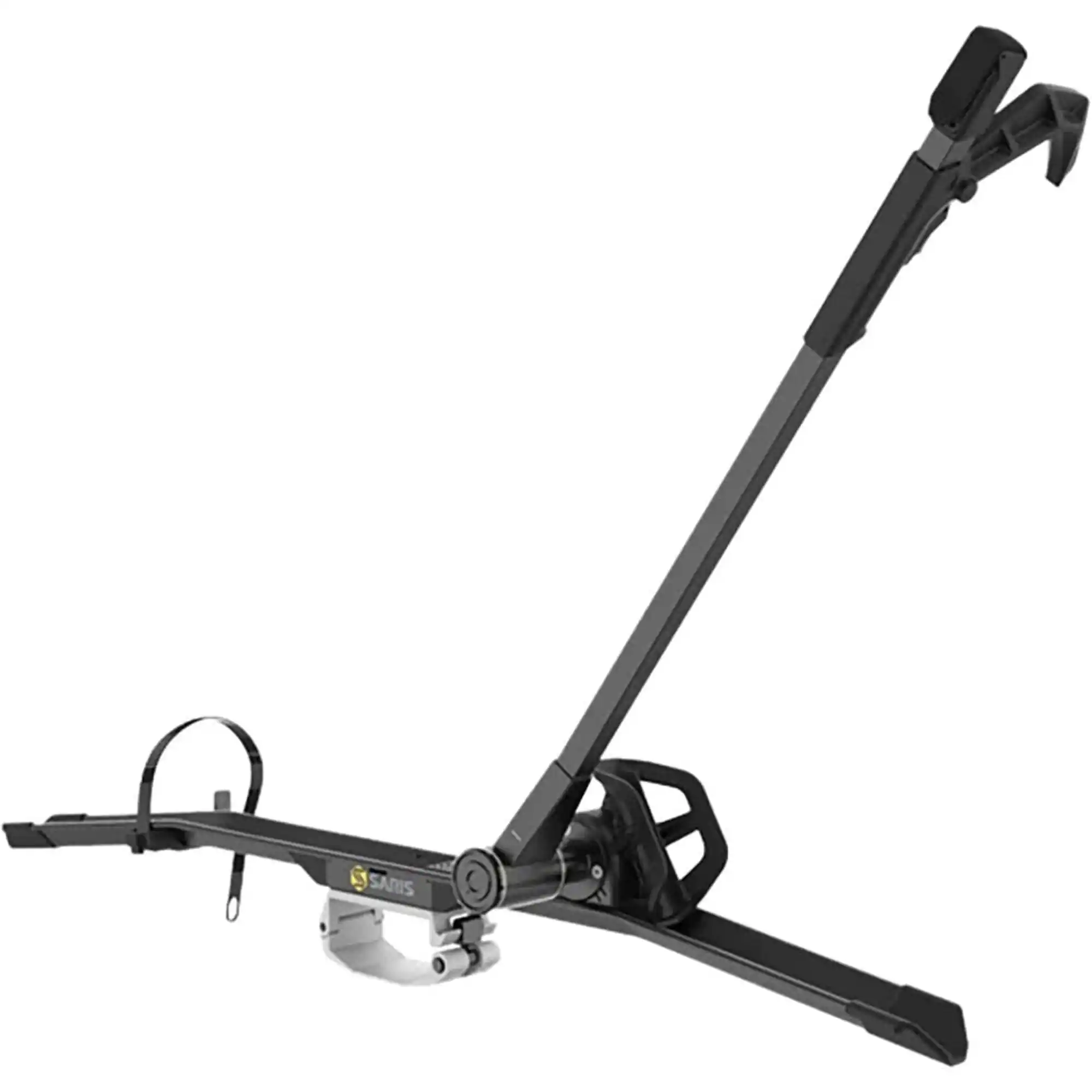 Front. Saris - MHS UNO Single Arm Precision Machined Aluminum Bike Rack, 1-Bike Tray - Black.