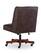 Alt View 11. Linon Home Décor - Donora Faux Leather Adjustable Office Chair With Wood Base - Brown.