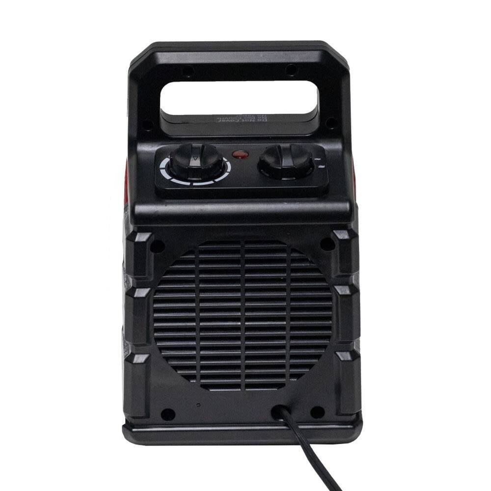 Alt View 4. Mr. Heater - 120V 12.5 Amp Portable Ceramic Corded Forced Air Electric Heater.