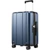 Front. LUGGEX - LUGGEX 20 Inch Carry On Luggage Airline Approved, 100% PC Hardside Travel Suitcase L2 with Spinner Wheels - EX-Core - Blue.