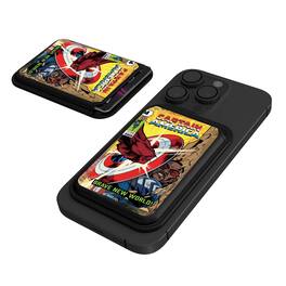 Keyscaper - Marvel Classic Cover Black Magnetic Credit Card Wallet - Sam Wilson Captain America