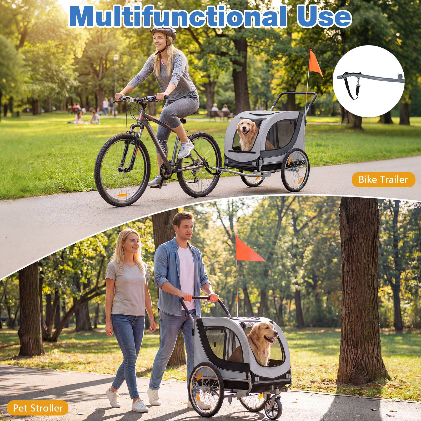Multifunctional Use

Bike Trailer

Pet Stroller