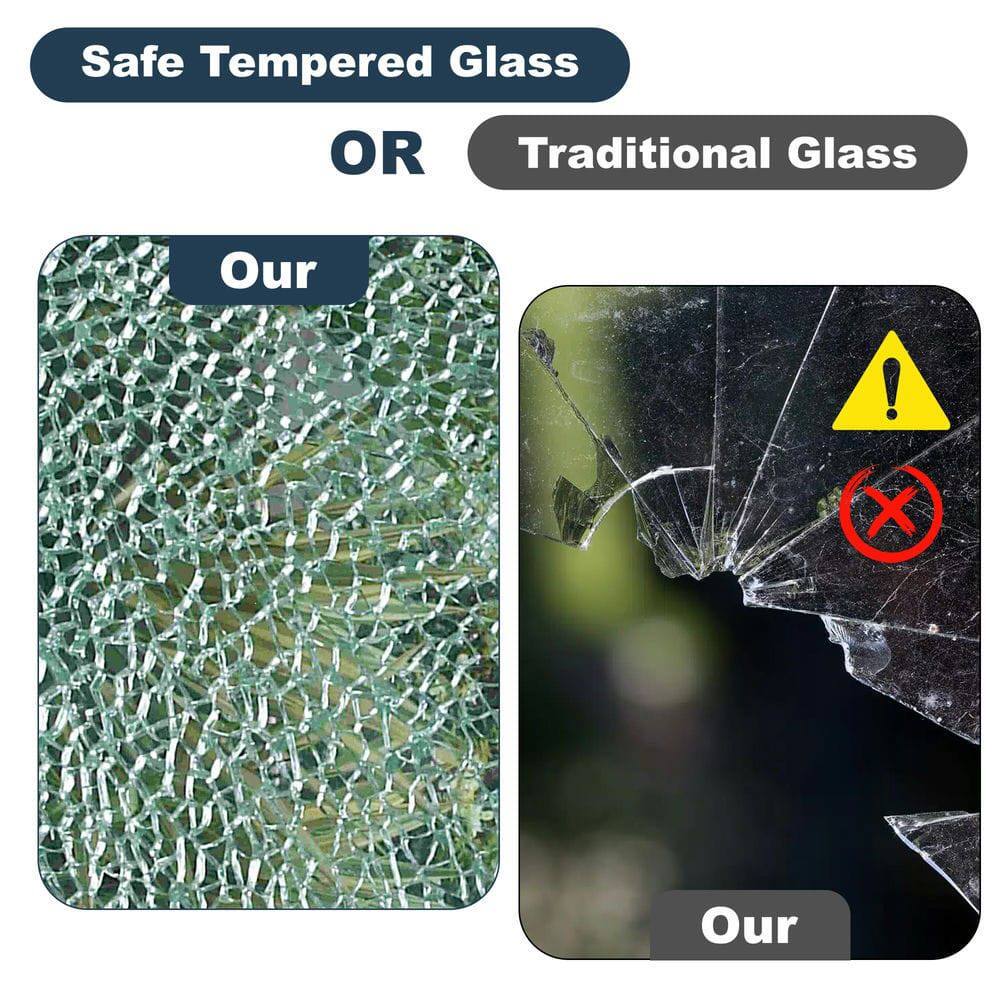Safe Tempered Glass OR Traditional Glass

Our

Our