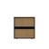 Back. FUFU & GAGA - FUFU&GAGA 3 - Drawer Dresser Compact Storage Chest Unit – Black, Ideal for Bedrooms & Living Rooms - Black.