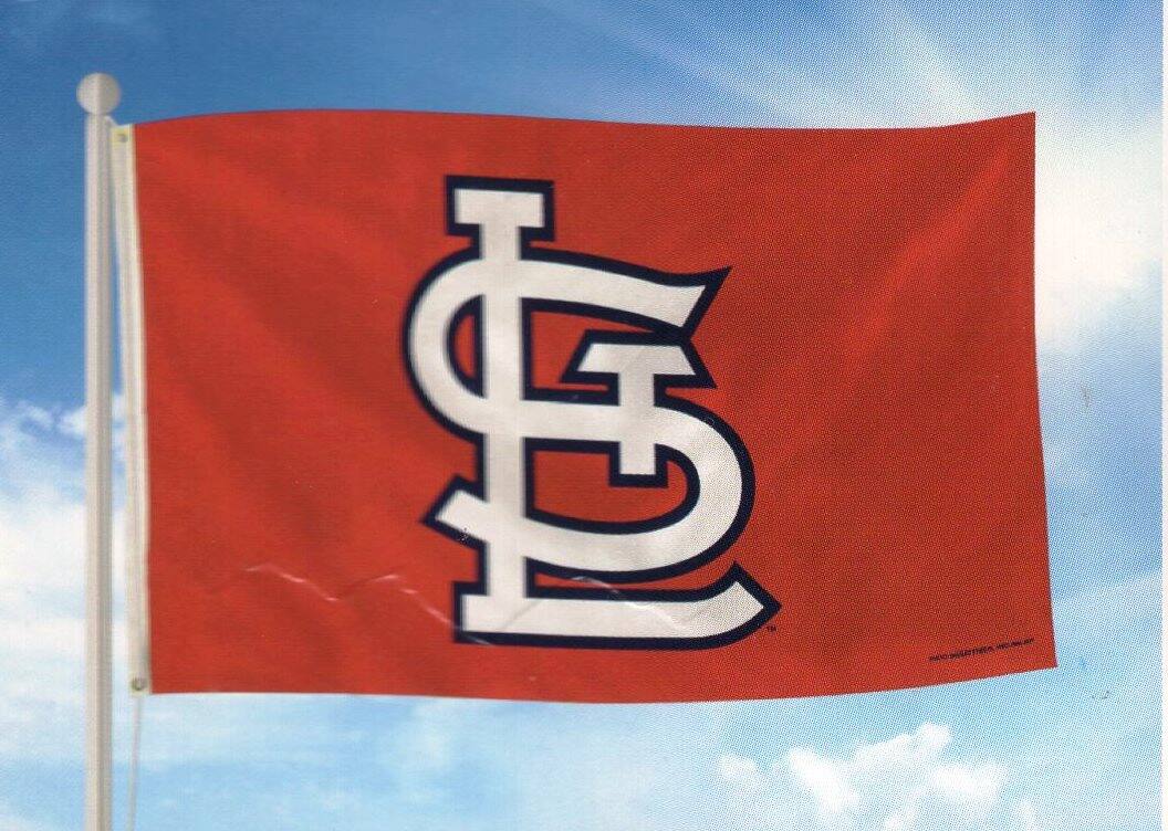 Front. Rico Industries - St Louis STL Cardinals MLB 3X5 Indoor Outdoor Banner Flag - Multi.