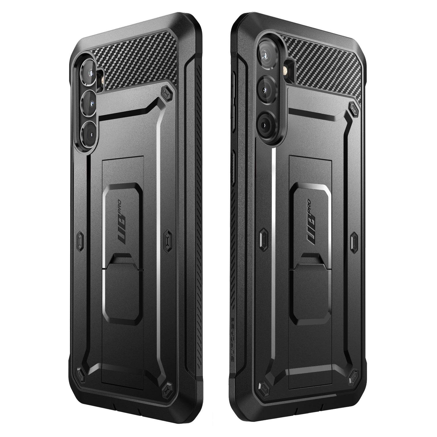 Alt View 6. SUPCASE - Galaxy S24 FE Unicorn Beetle PRO Rugged Case - Black.