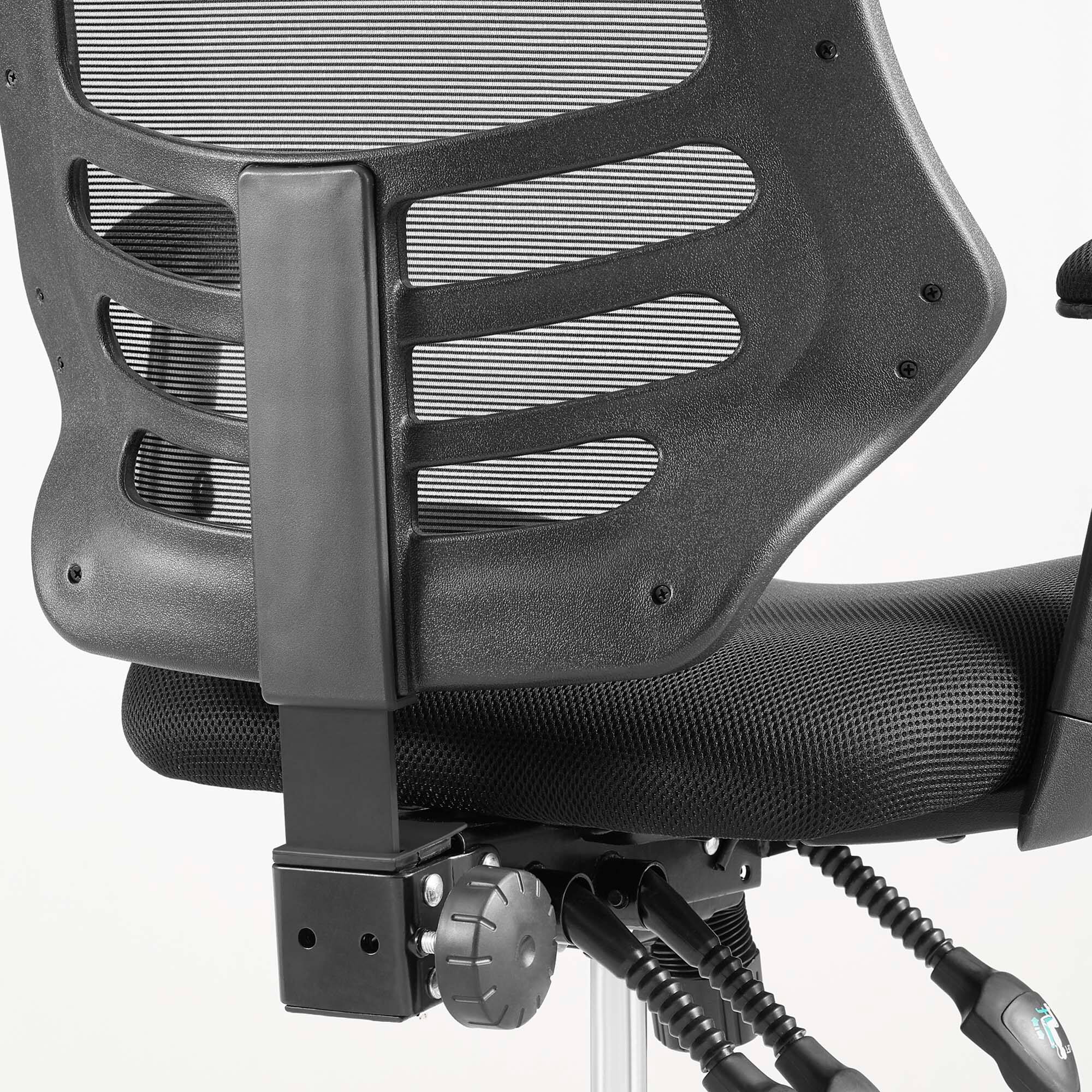 Alt View 2. Modway - Calibrate Mesh Drafting Chair by Modway - Black.