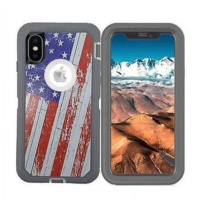 Entronix - Heavy Duty Case for iPhone XS Max - Triple-Layer Protection - USA