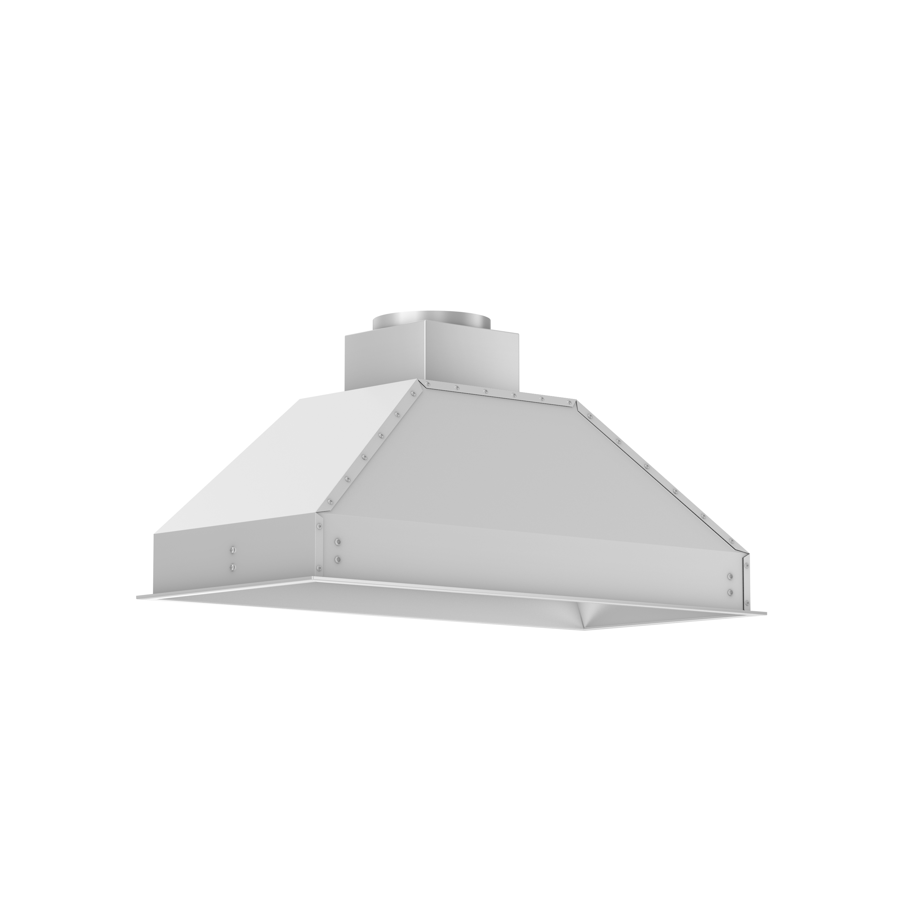 Left. ZLINE - ZLINE 40" Ducted Remote Blower Range Hood Insert in Stainless Steel (698-RD-40) - Stainless Steel.