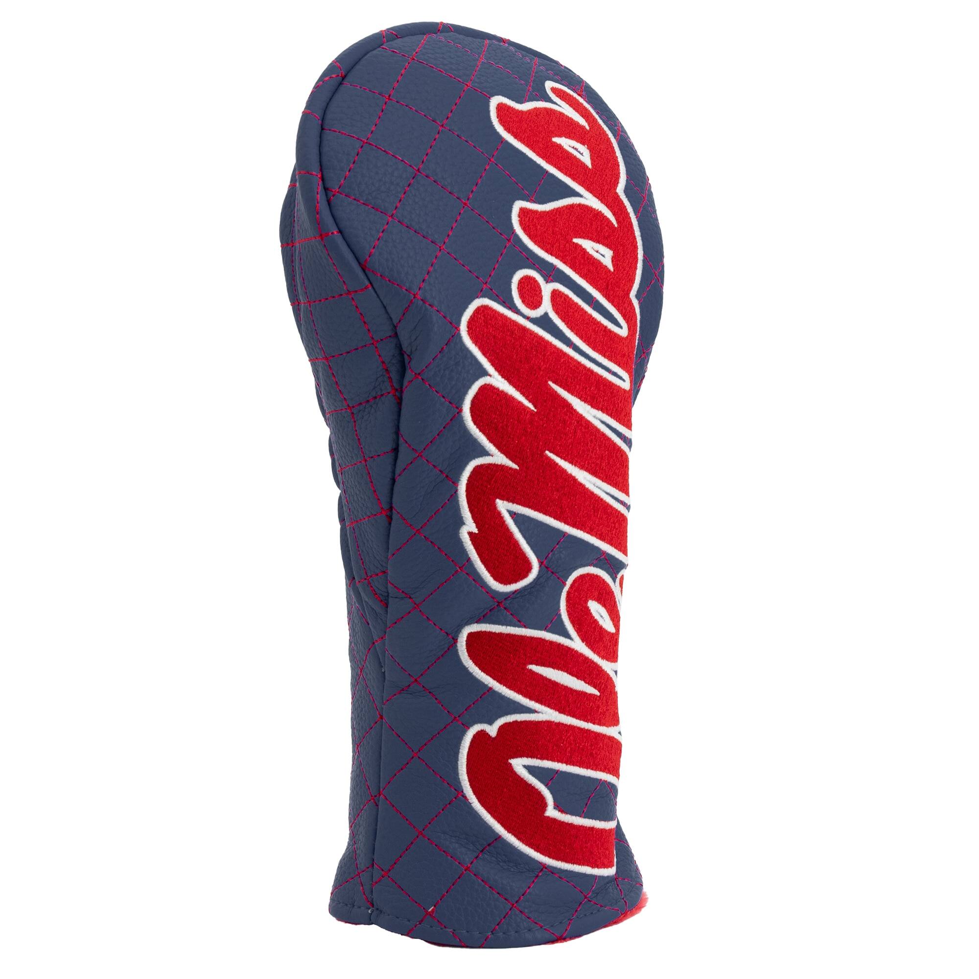Alt View 2. Team Golf - Ole Miss Rebels Quilted Fairway Headcover - Multicolor.