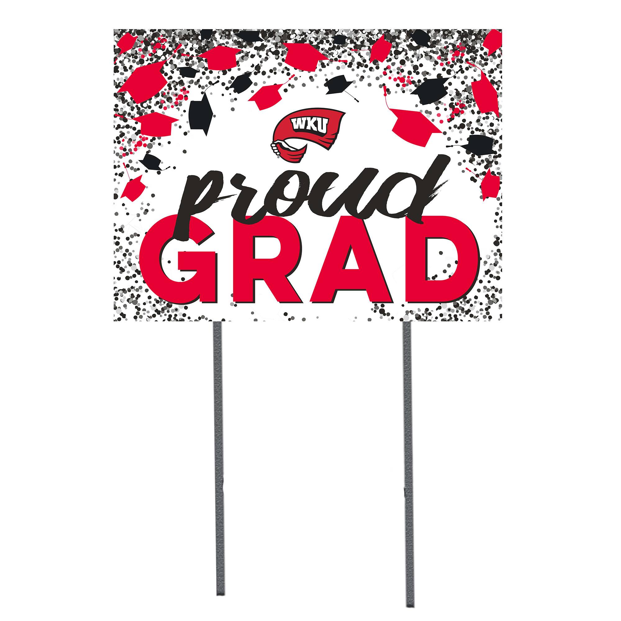 Western Kentucky Hilltoppers 18'' x 24'' Grad Yard Sign