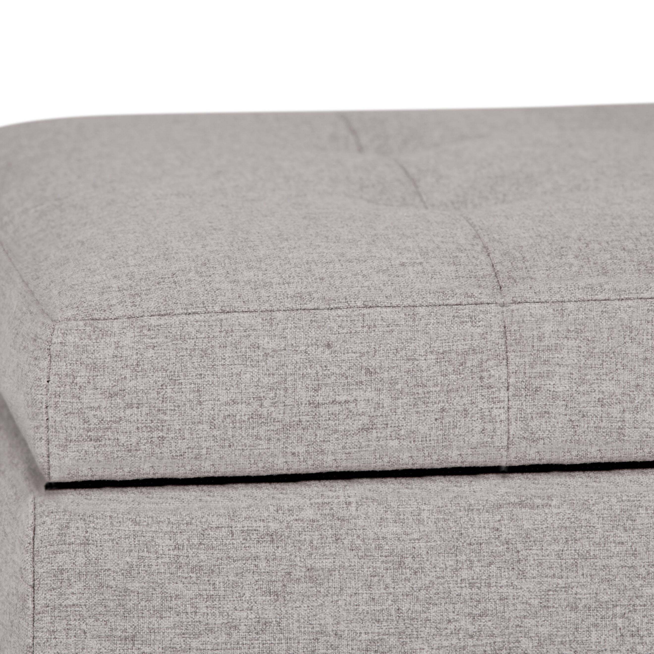 Alt View 17. Simpli Home - Cosmopolitan Storage Ottoman - Cloud Grey.