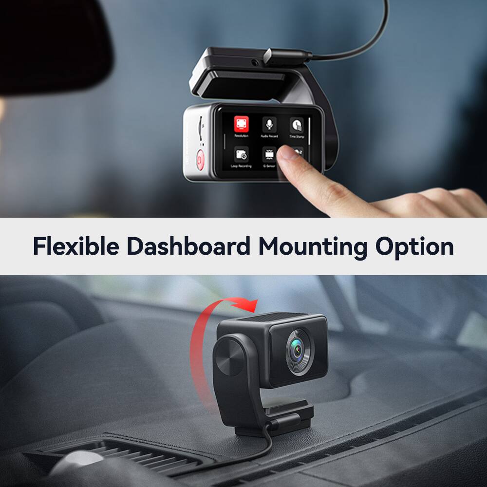 Flexible Dashboard Mounting Option