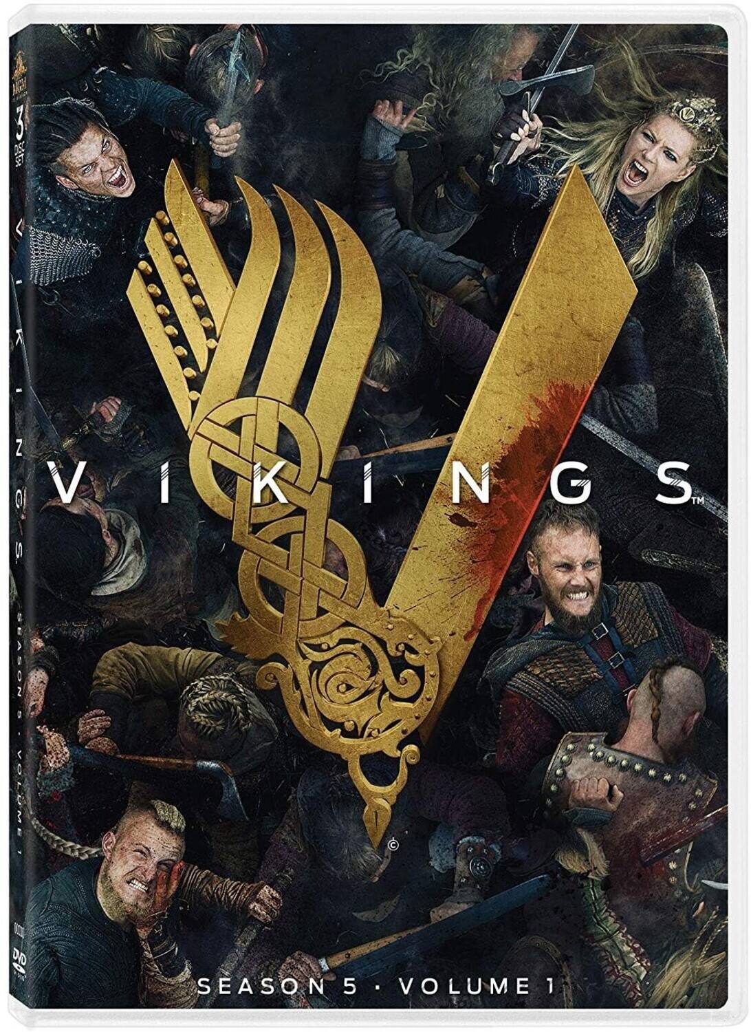 Front. Vikings: Season 5 Volume 1   - DVD.