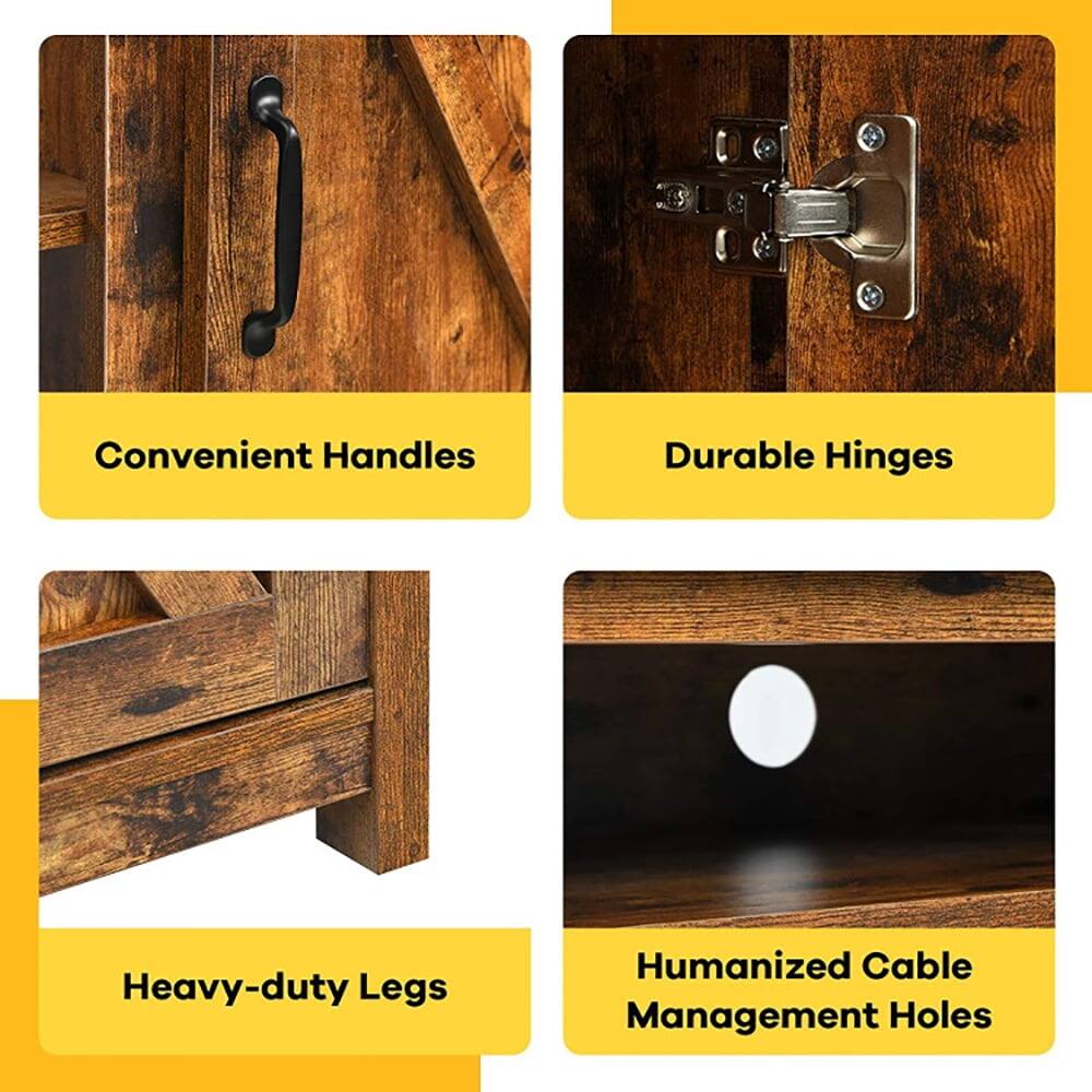 Convenient Handles  
Durable Hinges  
Heavy-duty Legs  
Humanized Cable Management Holes