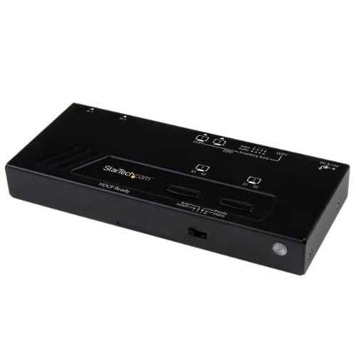 Startech - 2x2 HDMI Matrix Switch with Automatic and Priority Switching - 1080p - Black price history on PriceWatchPro